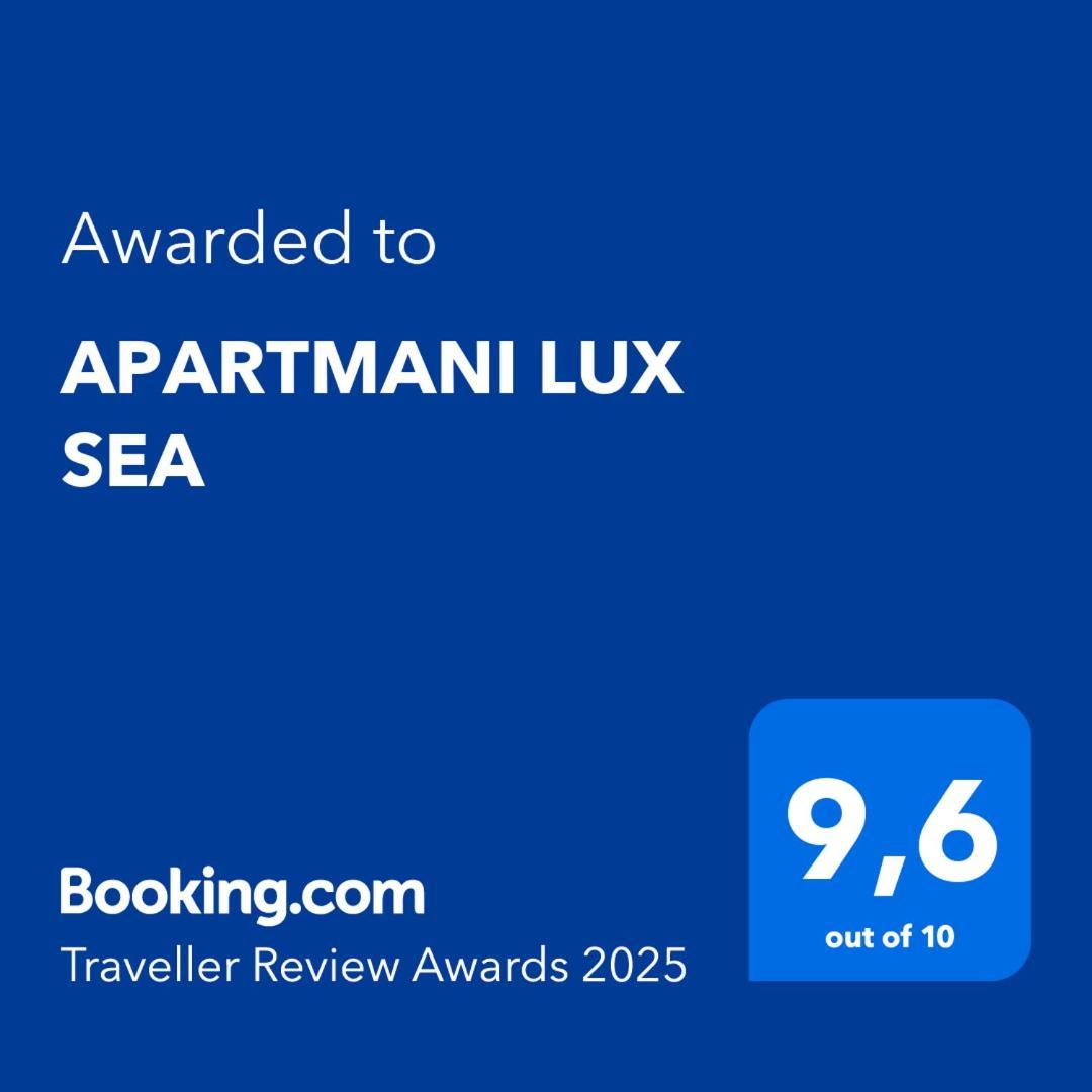 Apartmani Lux Sea Utjeha Exterior photo